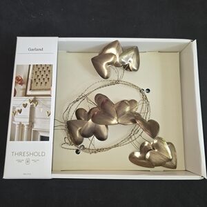 Threshold Gold Heart Garland